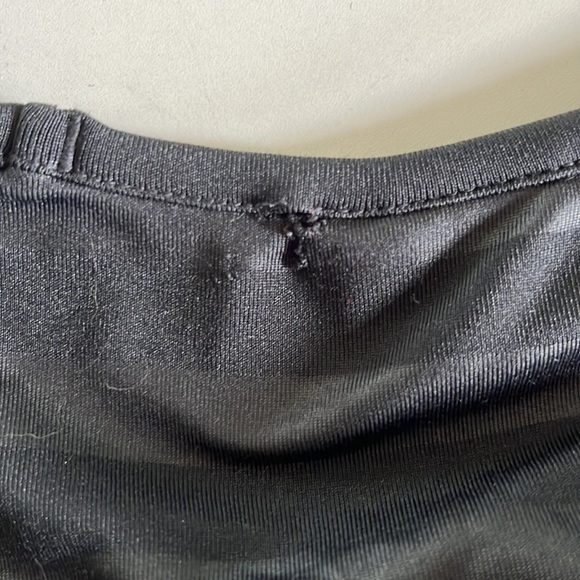 Nike   Dri-Fit Long sleeve Black/Black matte stripes/ fluorescent yw trim Size S - Picture 8 of 9